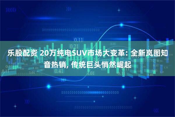 乐股配资 20万纯电SUV市场大变革: 全新岚图知音热销, 传统巨头悄然崛起